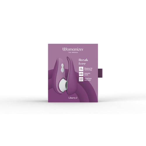 Womanizer Liberty 2 Pleasure Air Clitoral Stimulator Purple