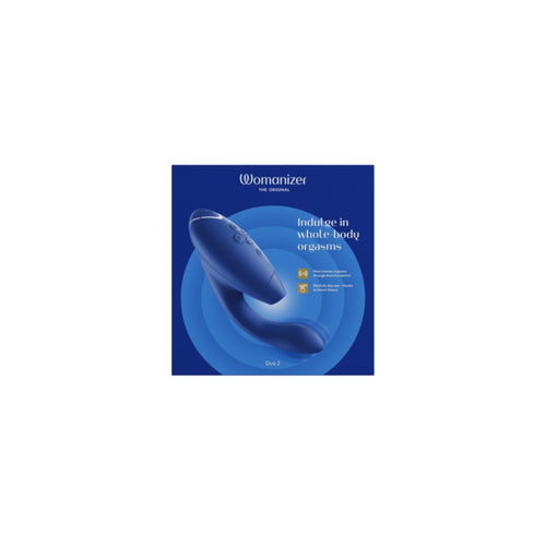 Womanizer Duo 2 Dual Clitoral And G-Spot Vibrator Blueberry