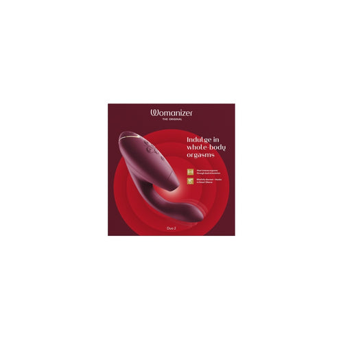 Womanizer Duo 2 Dual Clitoral And G-Spot Stimulator Bordeaux
